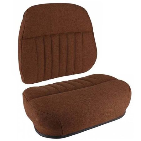 AFTERMARKET S118583 Cushion Set, Brown Fabric, Deluxe Style  2 pc Fits International S118583-HYC